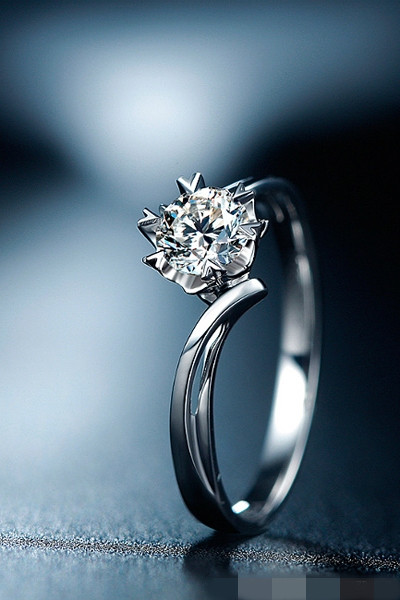 蒂芙尼戒指经典六爪设计欣赏