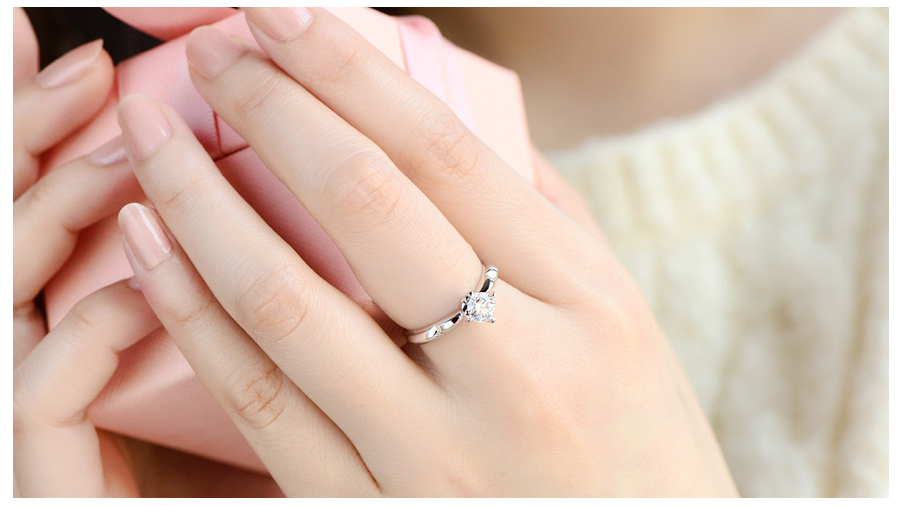 伊莎贝拉-铂金钻石戒托