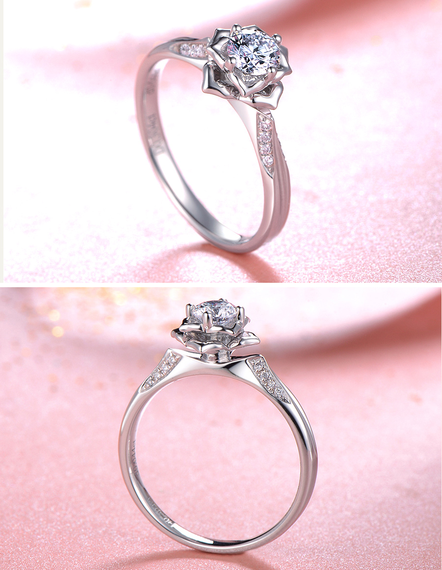 馨语-铂金钻石戒托