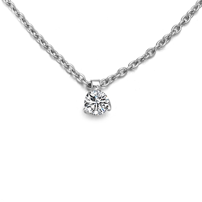 单颗美钻吊坠 让你高贵美丽-钻石课堂-钻石小鸟官网