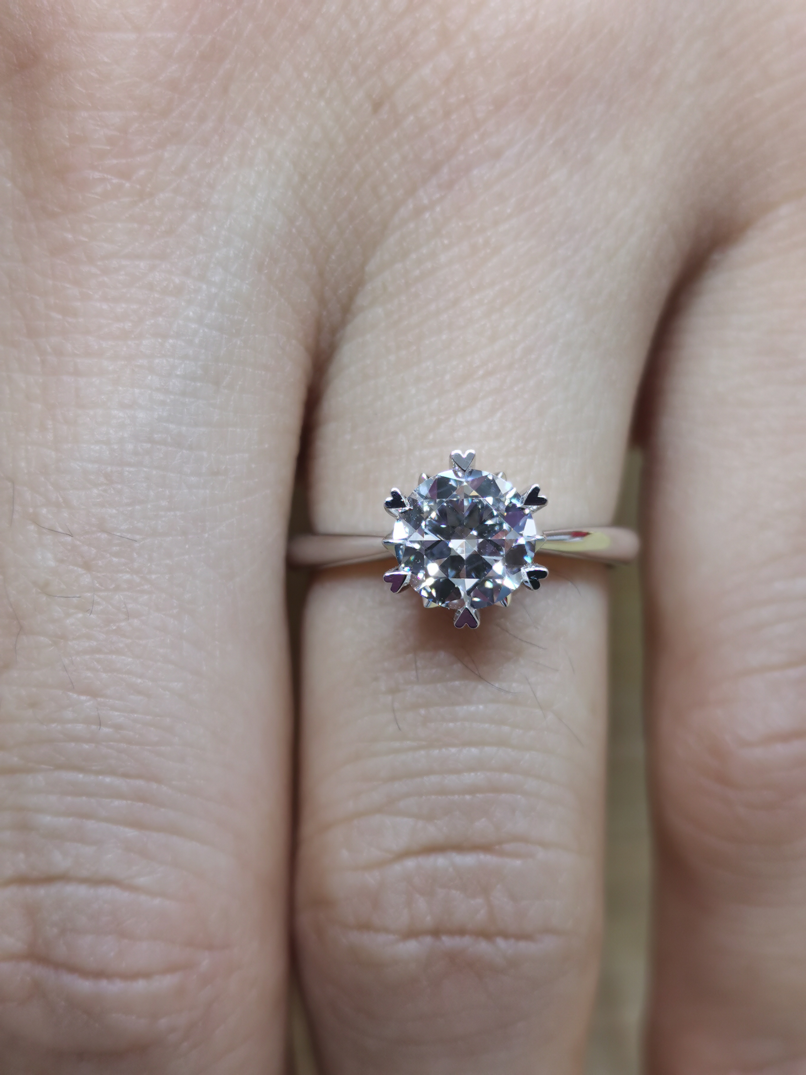 倾心-18k金钻石托-钻石小鸟手机官网